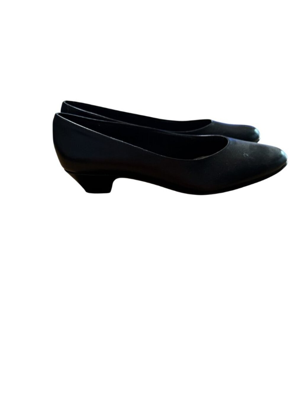Style Soft Hush Puppy Black Low-Heel Women’s Slip-On Dress 9N - Picture 2 of 10